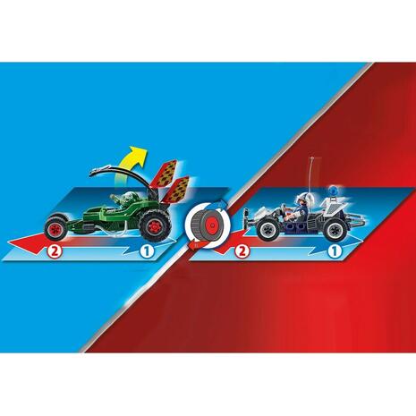 Playmobil City Action Αστυνομική Καταδίωξη Go-Kart (70577)